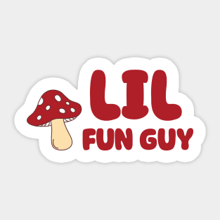 Lil Fun Guy Sticker